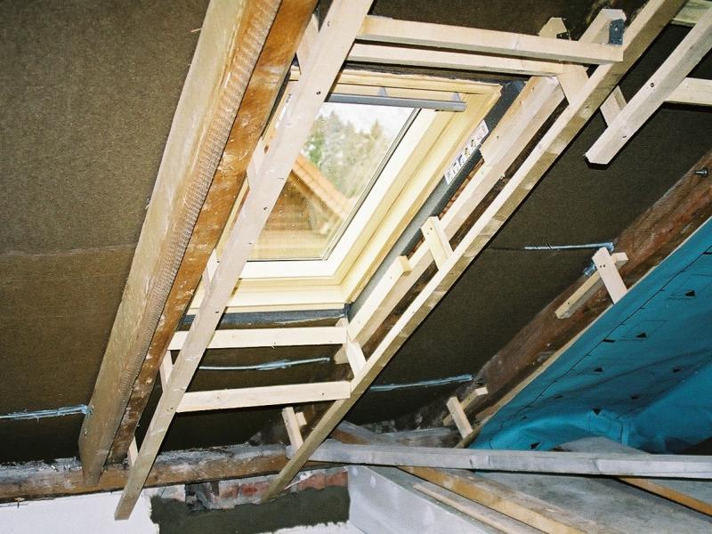 dicke Dämmlage mit Sparrenexpandern