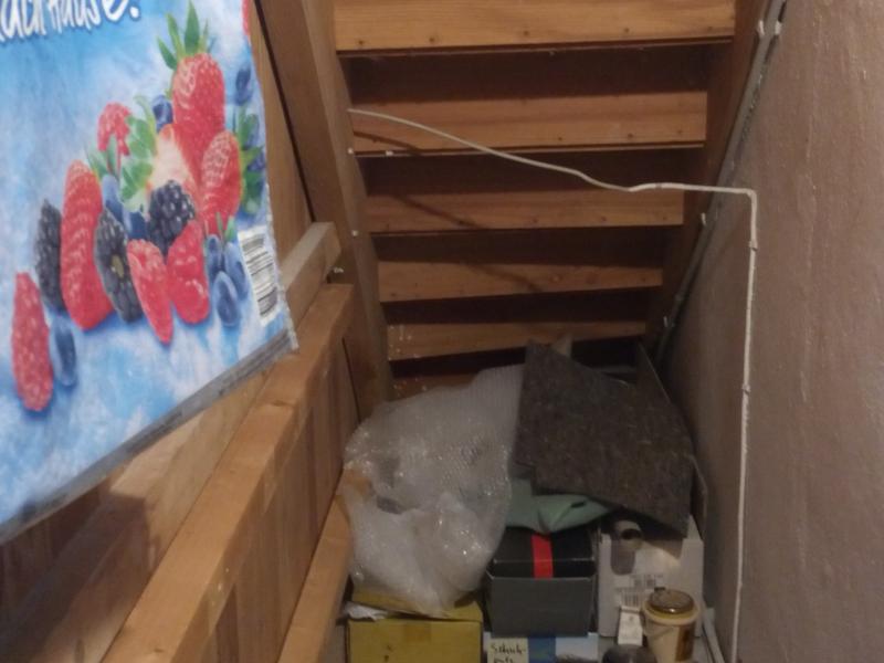 ungedämmter Kellerabgang